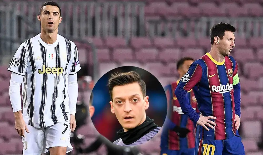 Özil fue compañero de Cristiano Ronaldo en el Real Madrid. Foto: AFP Özil fue compañero de Cristiano Ronaldo en el Real Madrid. Foto: AFP