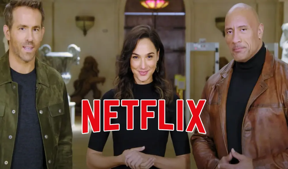 Gal Gadot, Dwayne Johnson y Ryan Reynolds son algunos de los actores que ya firmaron con el streaming. Foto: composición/Netflix
