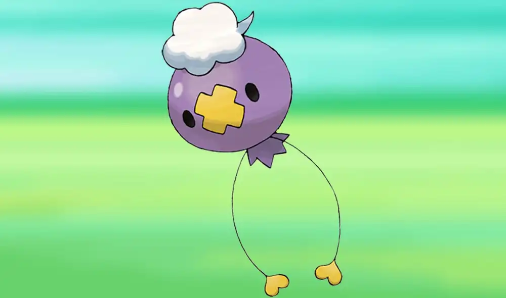 Drifloon es de tipo Fantasma y Volador. Su altura media es de 0,4 metros, y suele pesar unos 1,2 kg. Foto: Niantic Drifloon es de tipo Fantasma y Volador. Su altura media es de 0,4 metros, y suele pesar unos 1,2 kg. Foto: Niantic
