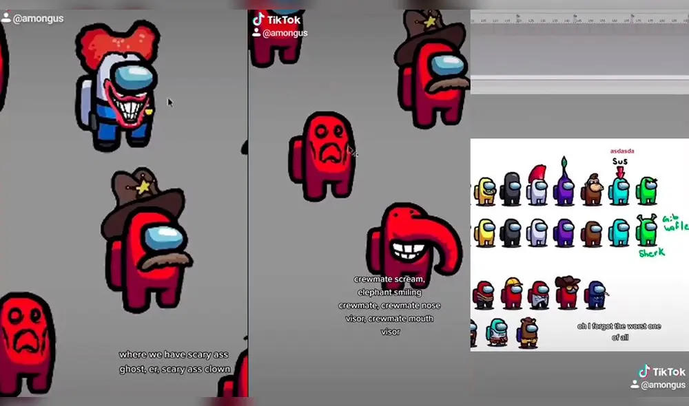 Among Us se puede jugar en PC, iPhone y Android. Foto: TikTok / composición La República