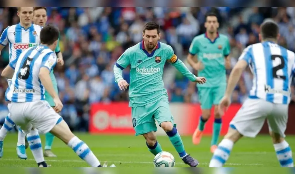 Real Sociedad vs Barcelona se enfrentan desde las 3:00 p. m. (hora peruana). Foto: EFE Real Sociedad vs Barcelona se enfrentan desde las 3:00 p. m. (hora peruana). Foto: EFE
