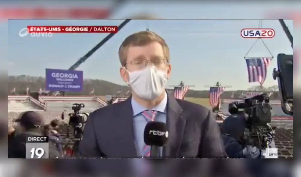 Philip Crowther en una de sus tantas coberturas. Foto: Captura de Twitter / @@PhilipinDC