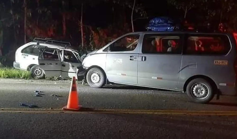 Choque frontal dejó una familia de luto. Se investiga quien invadió el carril contrario. Foto: Exclusiva Noticias N. Choque frontal dejó una familia de luto. Se investiga quien invadió el carril contrario. Foto: Exclusiva Noticias N.