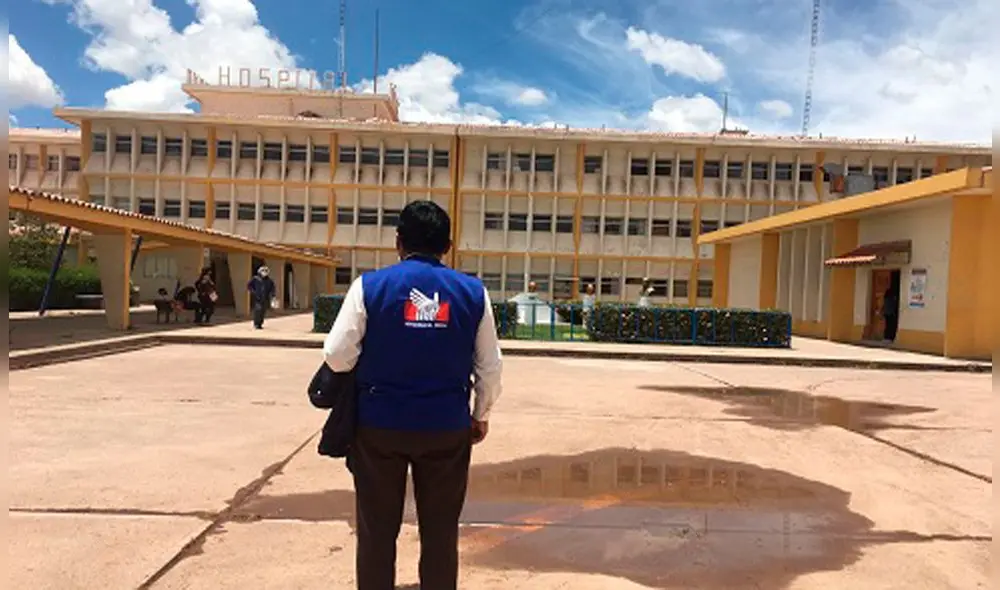 Se advirtió que falta dotar de personal a Hospital Carlos Monge Medrano. Foto: Defensoría del Pueblo