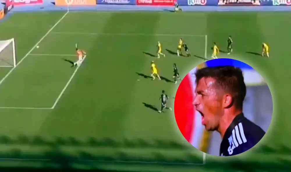 Sobre el final, Gabriel Costa poene el empate de Colo Colo ante la U. de Concepción. Foto: CDF