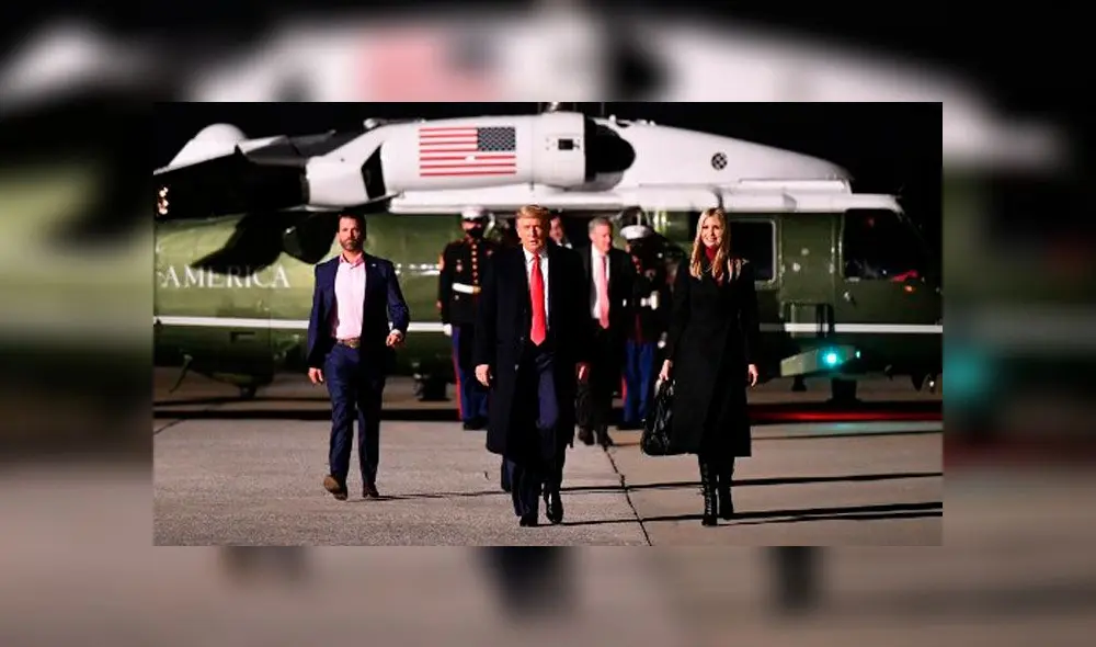 Más temprano, Donald Trump llamó a la calma y pidió que no haya violencia ni vandalismo. Foto: AFP