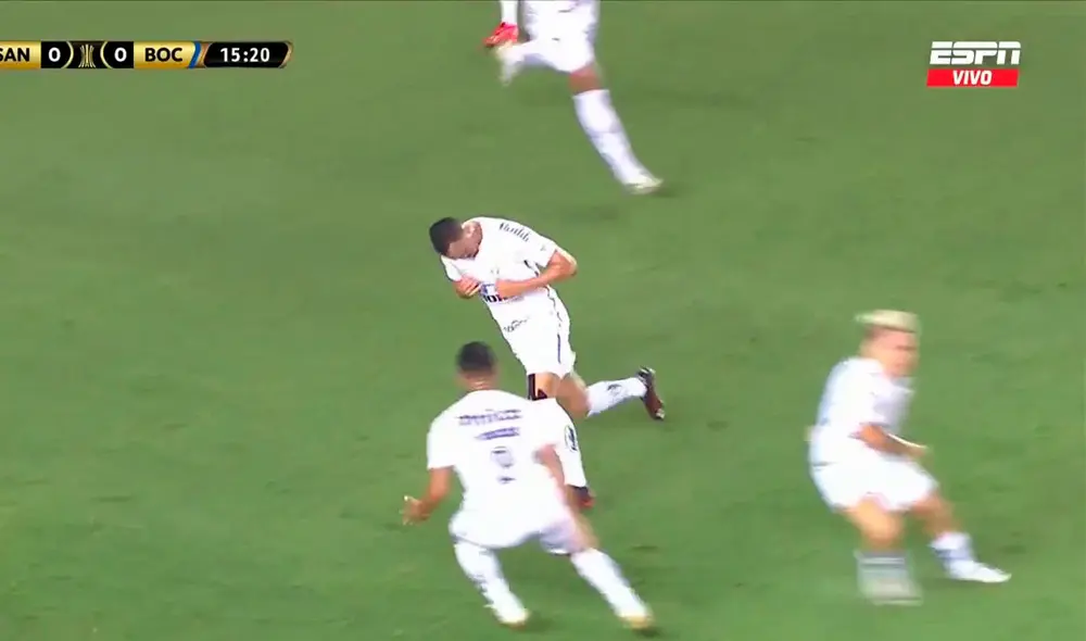 Pituca anotó el primer gol en los 15 minutos iniciales. Foto: captura/ESPN