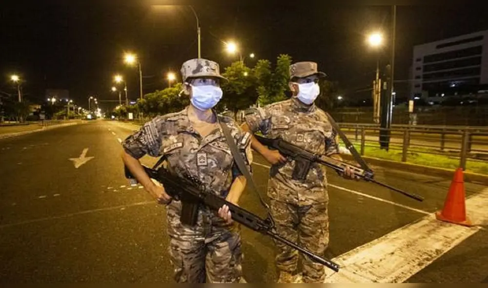 Piden cumplimiento del toque de queda. Foto: Facebook Piden cumplimiento del toque de queda. Foto: Facebook