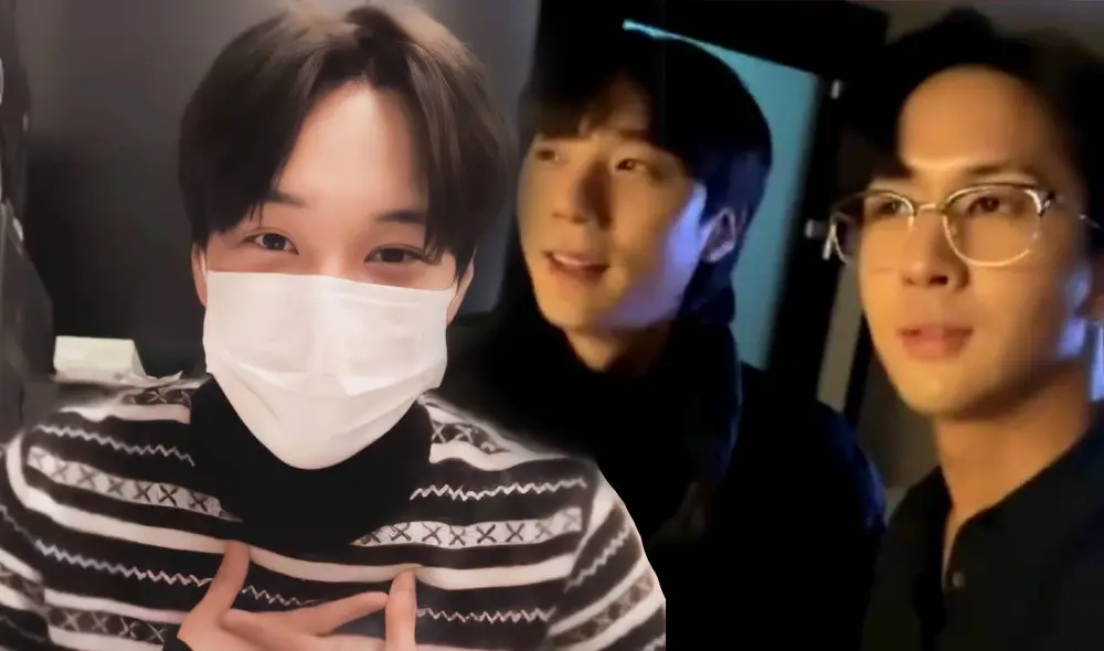 Kai en live junto a Timoteo (HOTSHOT) y Ravi (VIXX). Foto: captura zkdlin, Instagram