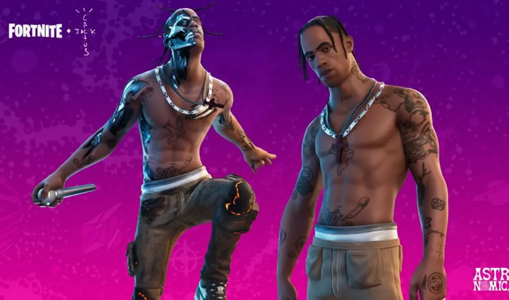 El skin Travis Scott posee dos estilos distintos: predeterminado y T-3500. Foto: Alfa Beta Juega