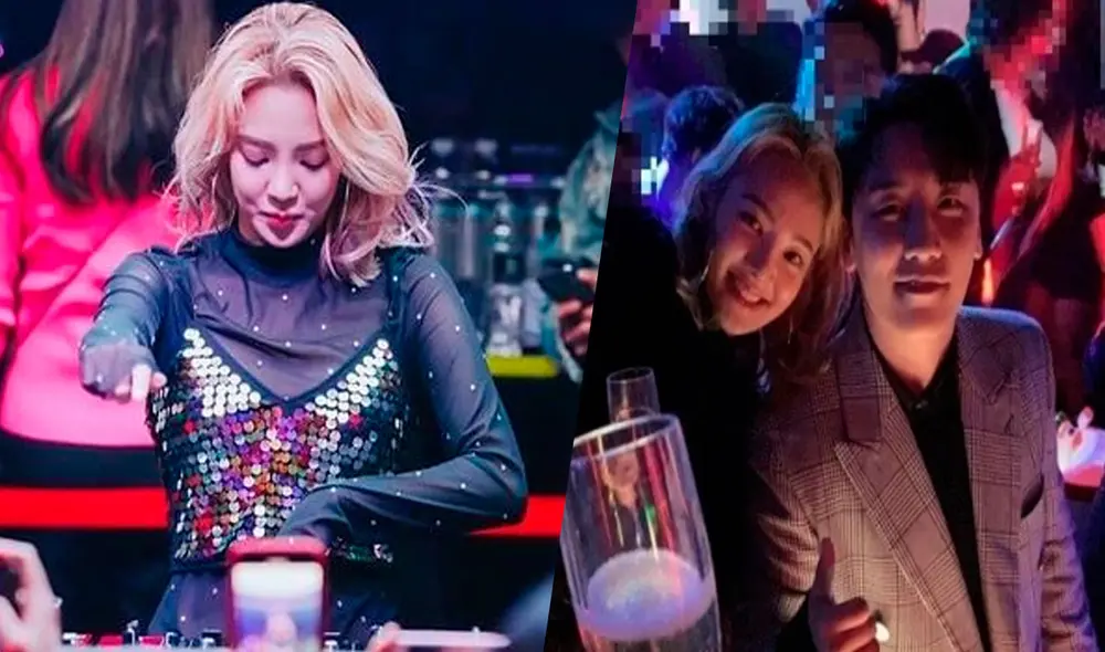 Imagen referencial. Hyoyeon participando como DJ en Burning sun. Foto: composición LR / Instagram