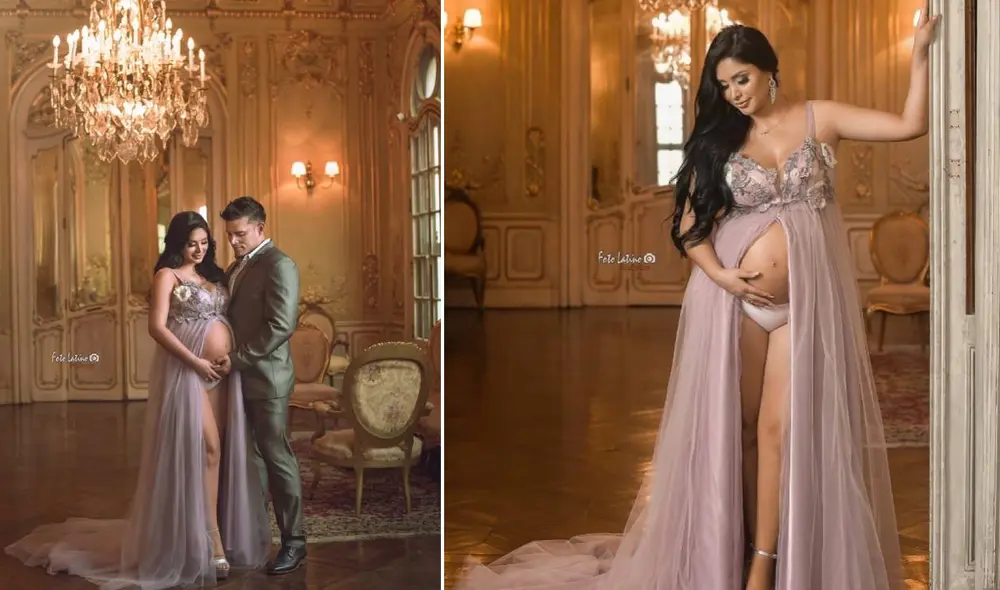 “Te amo. Te esperamos con ansias y con todo el amor del mundo mi chiquita. Foto de mi bebita en la pancita de mamá”, escribió Pamela Franco.  Foto: Instagram @pamela_francov1