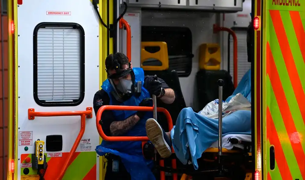 En las últimas 24 horas, Reino Unido detectó 47.425 nuevos contagios, unos 2.000 más que el martes 12 de enero. Foto: AFP