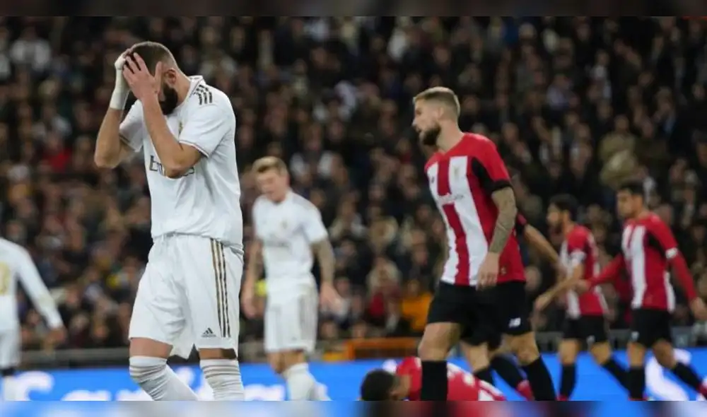 Real Madrid vs Athletic Bilbao juegan desde las 3:00 p. m. (hora peruana). Foto: EFE