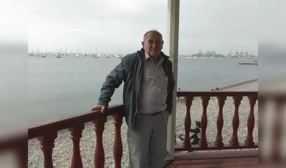 El escritor huanuqueño Andrés Cloud, en la Punta, Callao, en su última visita a Lima a finales del 2019.