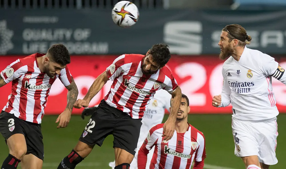 Athletic Club venció al Real Madrid este año, pero por la Supercopa de España. Foto: EFE