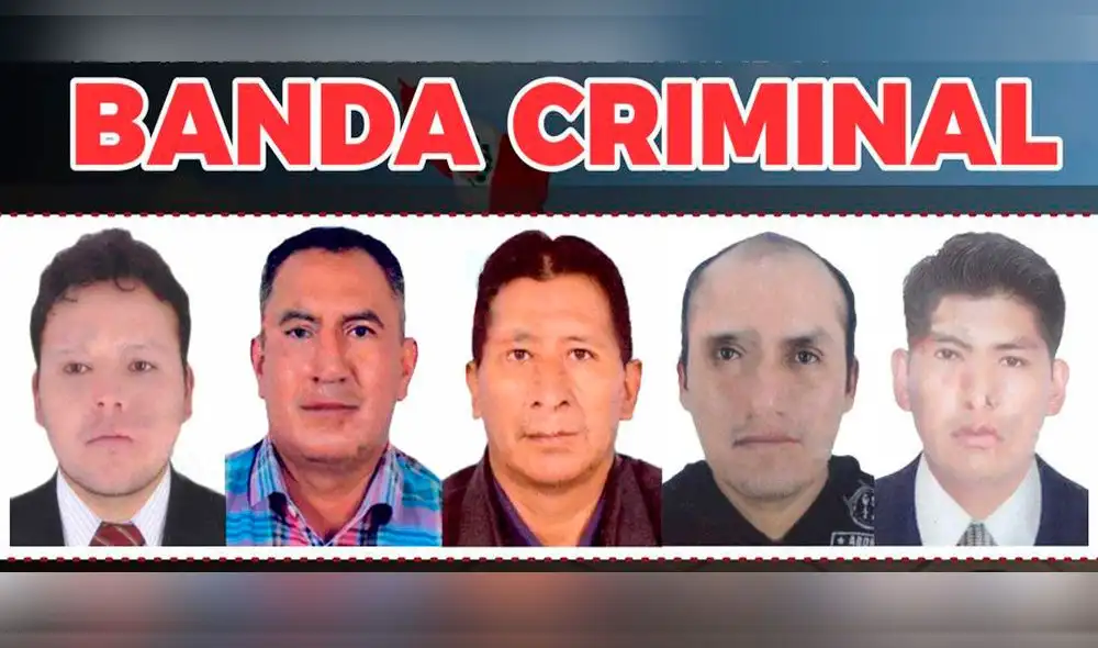 Banda criminal que operaba en carreteras de Ayacucho fue sentenciada. Foto: Poder Judicial