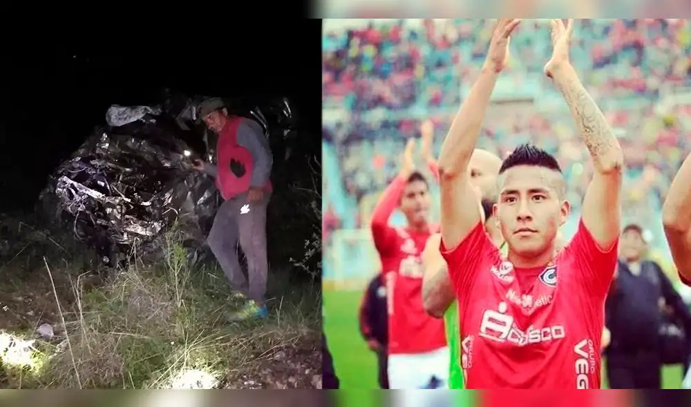 El exfutbolista de Cienciano conducía la camioneta en la que se accidentó. Foto: composición/La República