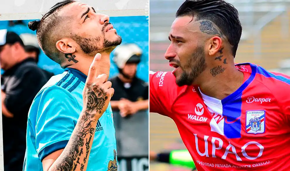 Patricio Arce pertenece a Sporting Cristal y está cedido en Carlos A. Mannucci. Foto: Composición GLR