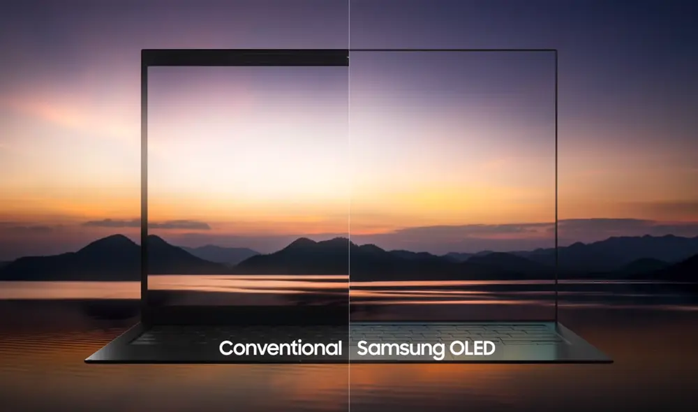 La computadora estrenará una innovadora pantalla OLED. Foto: Samsung Display La computadora estrenará una innovadora pantalla OLED. Foto: Samsung Display