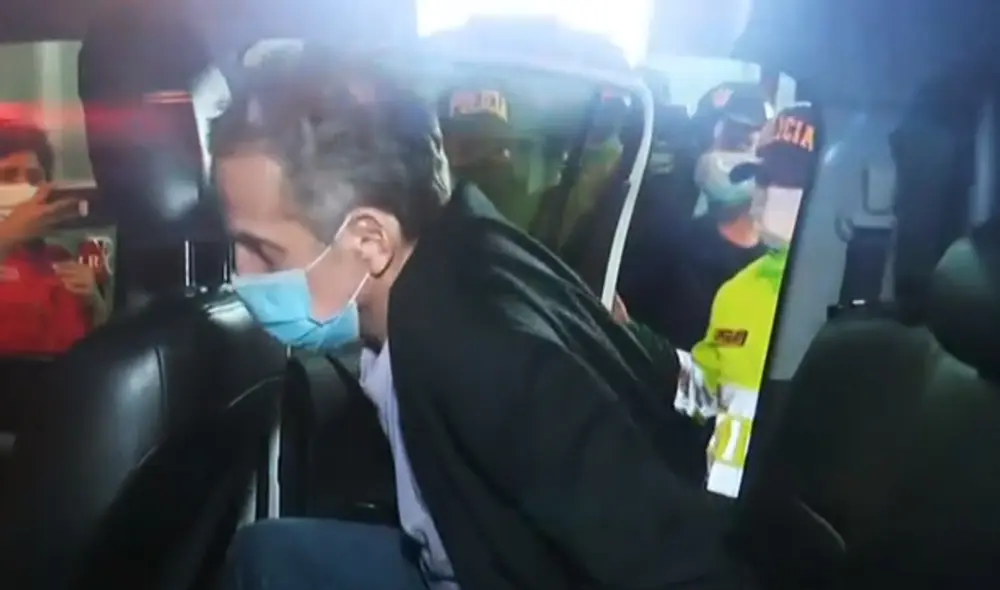 Sujeto pasó por Medicina Legal tras ser puesto a disposición de la Fiscalía. Foto: captura de ATV