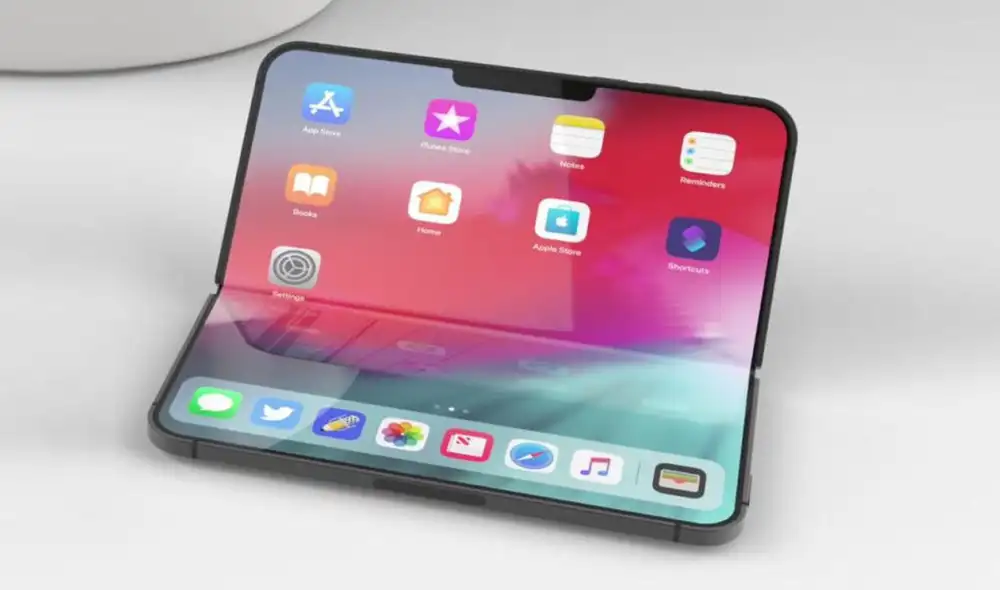 Apple quiere que sus teléfonos plegables utilicen una “bisagra casi invisible”. 
Foto referencial: La manzana mordida