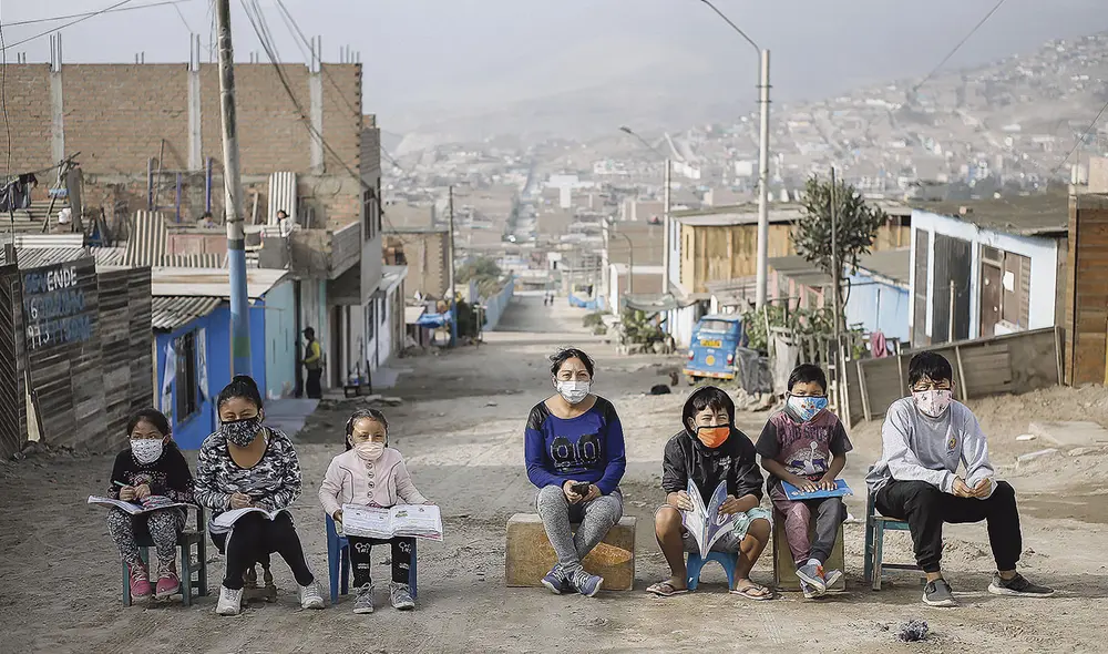 Sin acceso. Los niños de las zonas pobres tuvieron problemas durante el año escolar 2020. Sin tablets y sin plan de datos, no accedieron a Aprendo en casa. Foto: Antonio Melgarejo/La República Sin acceso. Los niños de las zonas pobres tuvieron problemas durante el año escolar 2020. Sin tablets y sin plan de datos, no accedieron a Aprendo en casa. Foto: Antonio Melgarejo/La República