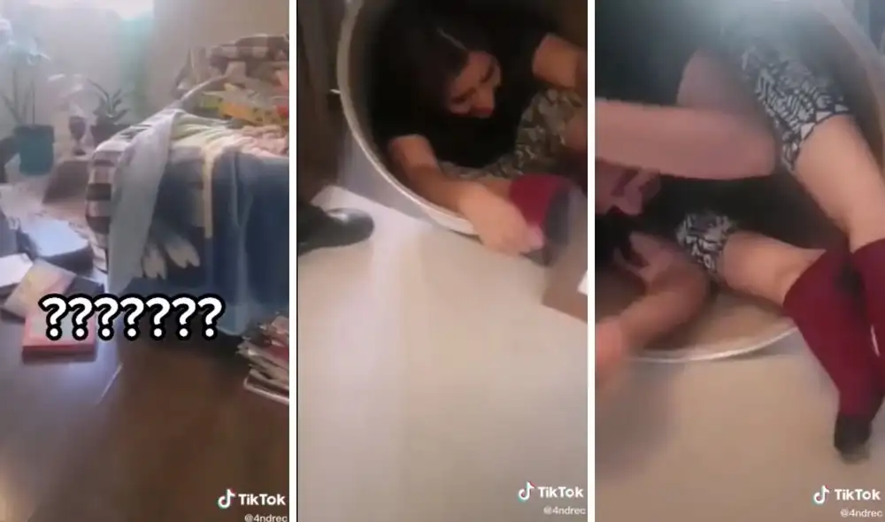 Supo que su amiga estaba en problemas, pero no imaginaba en qué tipo de problemas. Foto: Captura de TikTok / @4ndrec