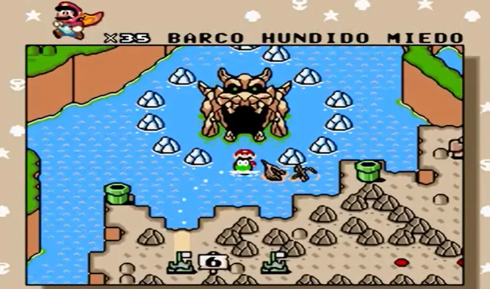 Super Mario World fue el primer juego del fontanero para la consola SNES. Foto: captura de YouTube