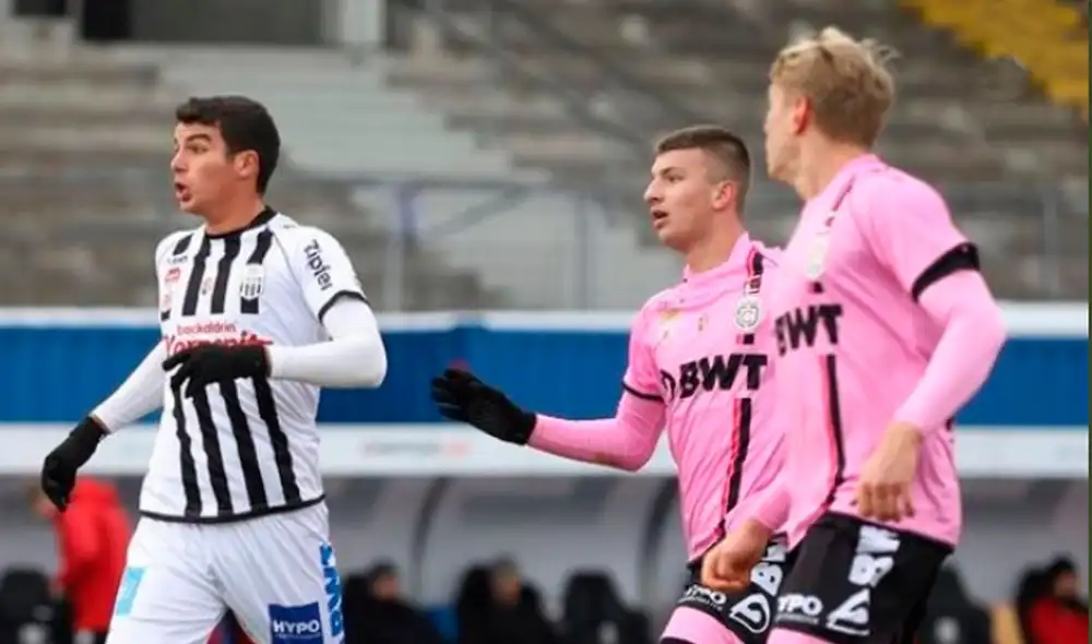 Matías Succar llegó este año al LASK de Austria procedente de Municipal. Foto: LASK/Twitter Matías Succar llegó este año al LASK de Austria procedente de Municipal. Foto: LASK/Twitter