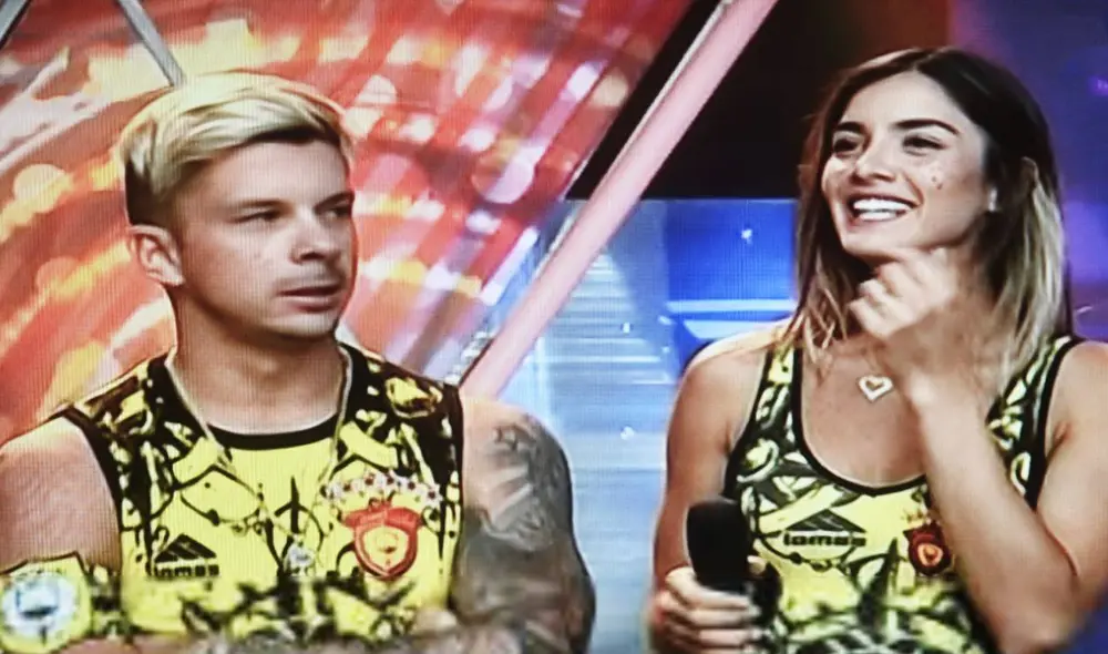 Mario Hart y Korina Rivadeneira responden si regresarán a Esto es guerra. Foto: captura de América Televisión Mario Hart y Korina Rivadeneira responden si regresarán a Esto es guerra. Foto: captura de América Televisión