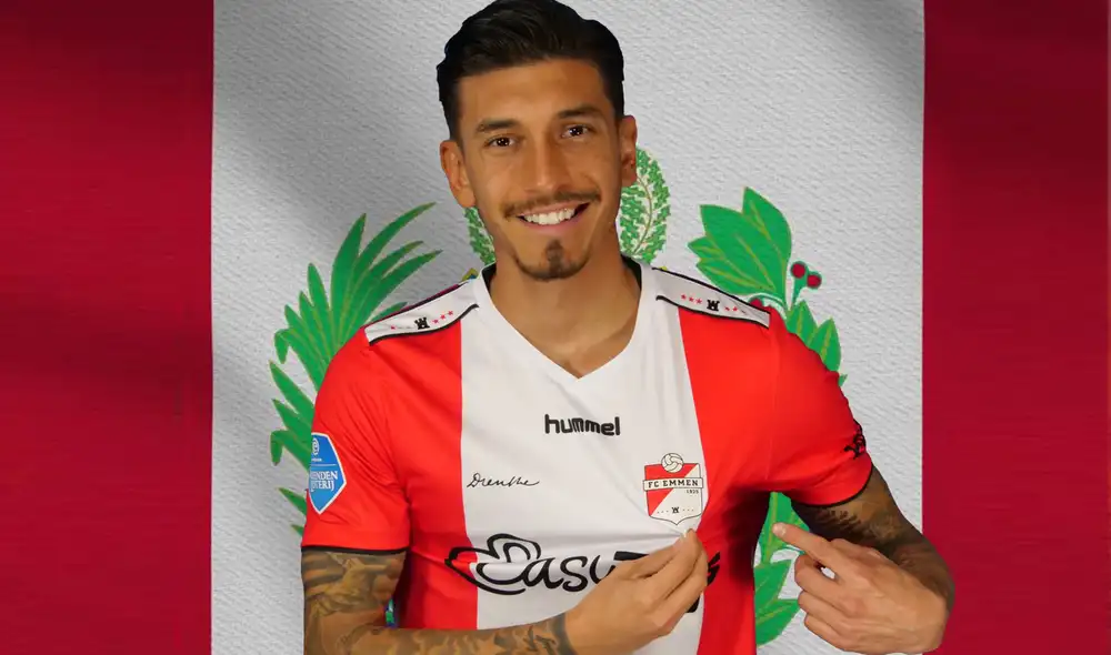 Jean-Pierre Rhyner llega a su nuevo equipo luego de casi cinco meses en el FC Cartagena. Foto: FC Emmen