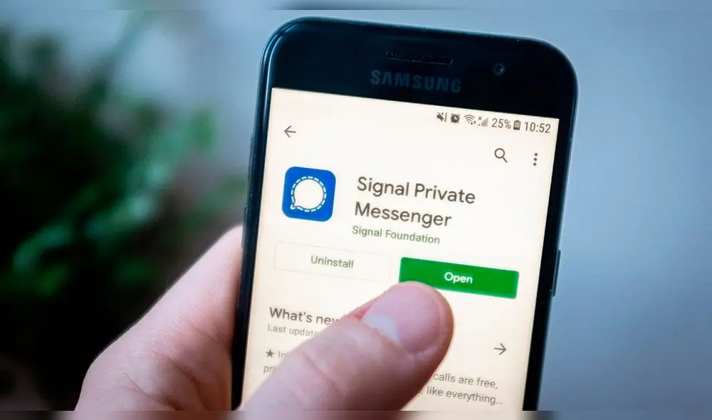 Signal es una app de mensajería instantánea que resalta por su privacidad. Foto: Forbes México