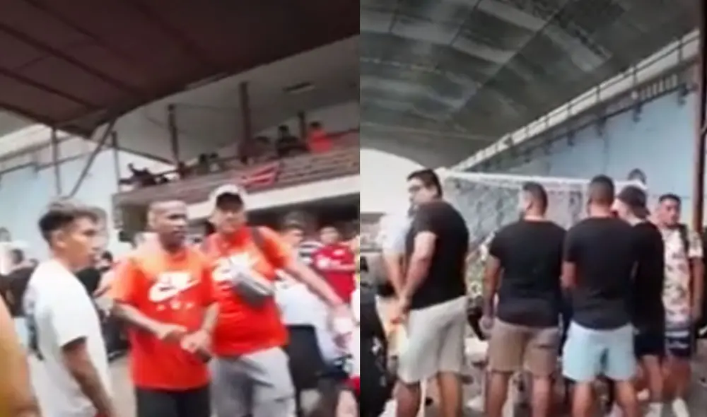 El material audiovisual fue registrado por un asistente al evento. Foto: captura de Canal N El material audiovisual fue registrado por un asistente al evento. Foto: captura de Canal N