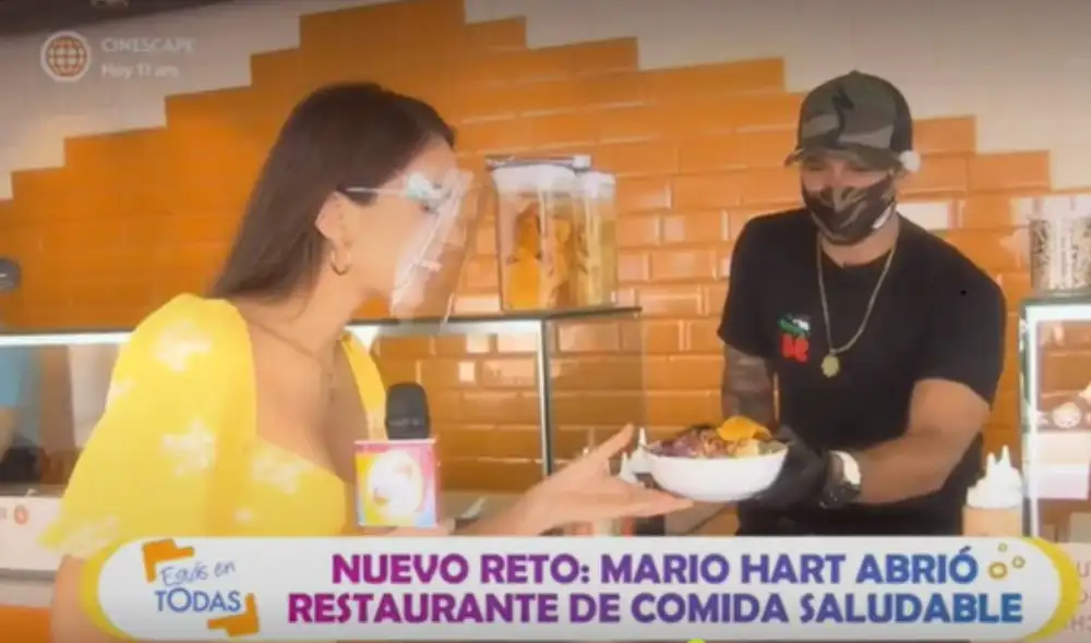 El corredor de autos decidió emprender un nuevo negocio. Foto: captura de América TV El corredor de autos decidió emprender un nuevo negocio. Foto: captura de América TV