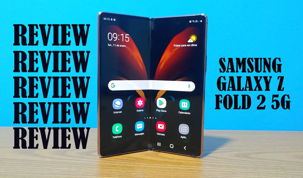 Frontal del Samsung Galaxy Z Fold 5G. Foto: Edson Henriquez Frontal del Samsung Galaxy Z Fold 5G. Foto: Edson Henriquez