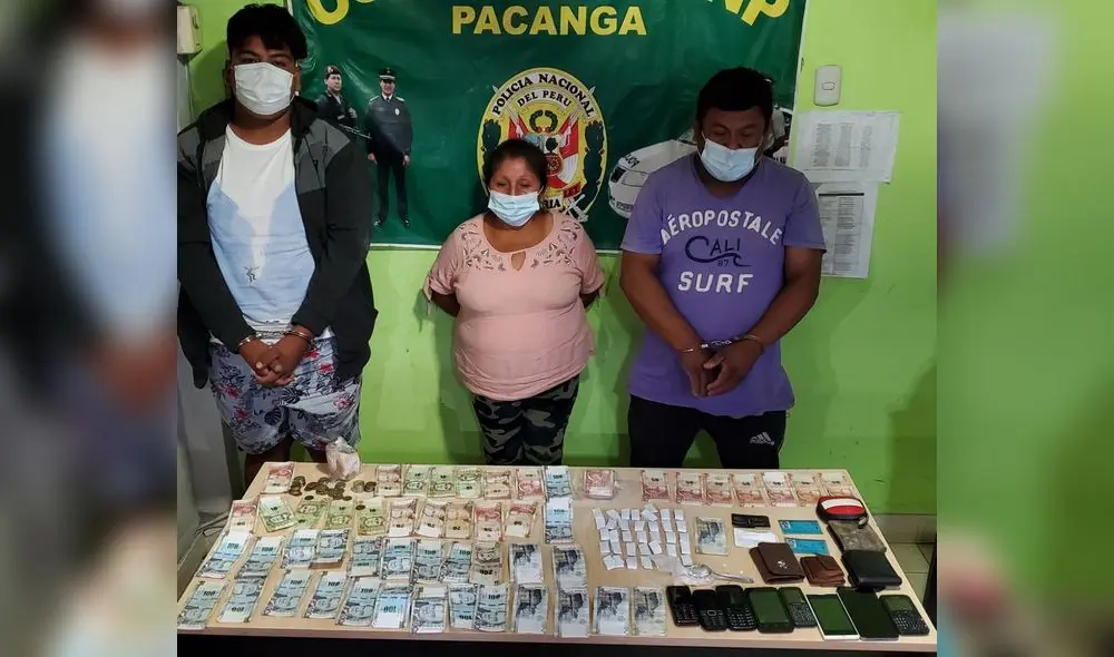 Fueron capturados en un inmueble del distrito de Pacanga, en la provincia de Chepén. Foto: PNP