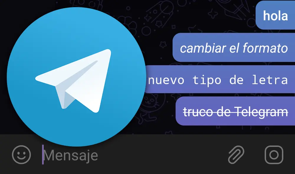 El servicio de mensajería posee una función que te ayudará a resaltar el texto de tus mensajes. Foto: composición La República El servicio de mensajería posee una función que te ayudará a resaltar el texto de tus mensajes. Foto: composición La República