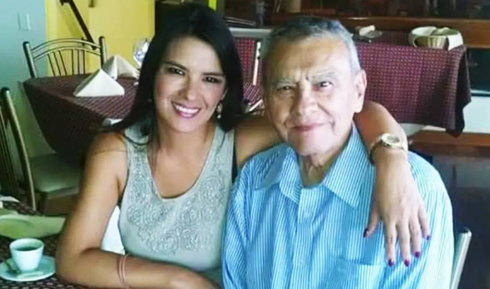Fátima Saldonid junto a su fallecido padre. Foto: Fátima Saldonid/ Instagram Fátima Saldonid junto a su fallecido padre. Foto: Fátima Saldonid/ Instagram