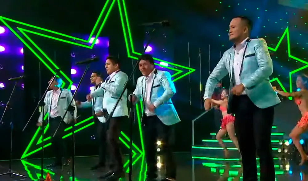 Los imitadores de la orquesta Armonía 10 no lograron destronar al artista que encarna a Víctor Manuelle. Foto: captura Latina