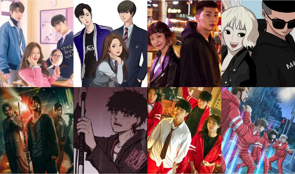 Dramas coreanos del 2020 basados en webtoons y dónde verlos online. Foto: composición tvN/Netflix/jTBC/ONC