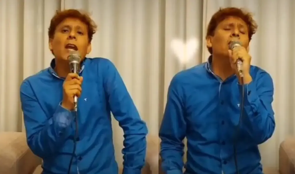 Imitador de Ricardo Montaner incursiona en Tiktok con romántico video. Foto: Hugo Apaza, Tiktok