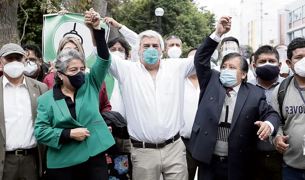 Adiós a la campaña. Olivera podrá participar recién en la contienda municipal del 2022. Foto: John Reyes / La República