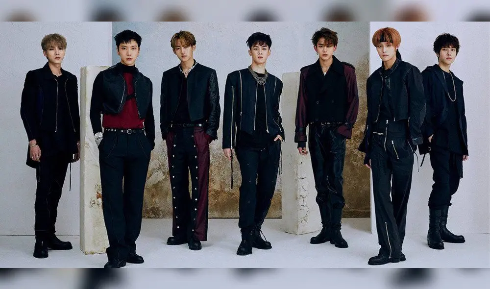 Xiaojun, Ten, Winwin, Kun, Lucas, Yangyang y Hendery de WayV. Foto: SM