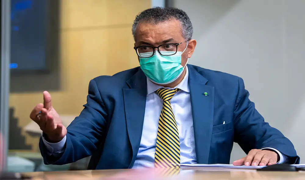 "El mundo está al borde de un catastrófico fracaso moral", advirtió Tedros Adhanom Ghebreyesus sobre la adquisición de vacunas contra el coronavirus. Foto: EFE "El mundo está al borde de un catastrófico fracaso moral", advirtió Tedros Adhanom Ghebreyesus sobre la adquisición de vacunas contra el coronavirus. Foto: EFE