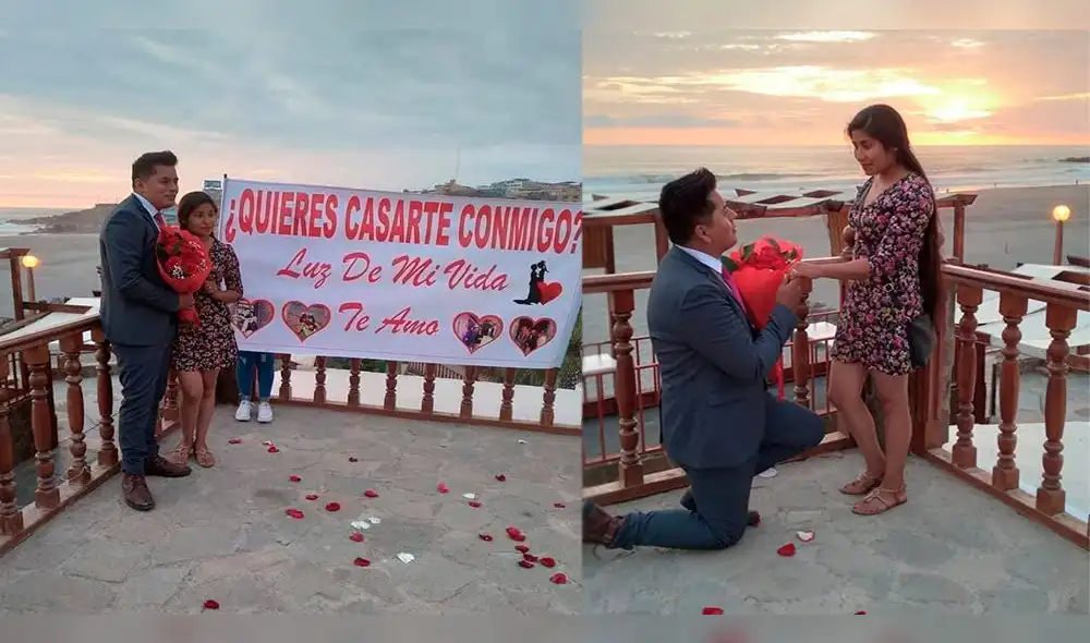 La emotiva escena tuvo como fondo el atardecer en las playas de Mollendo. Foto: Facebook Central de Noticias Islay La emotiva escena tuvo como fondo el atardecer en las playas de Mollendo. Foto: Facebook Central de Noticias Islay