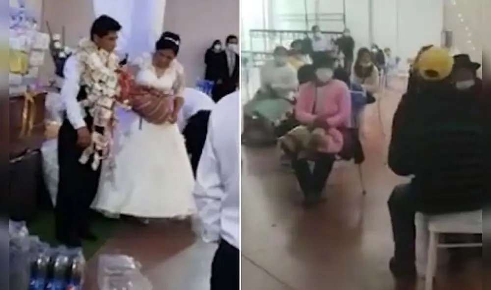 Ciudadanos fueron multados por no respetar las normas restrictivas. Foto: composición/captura de video de Andina