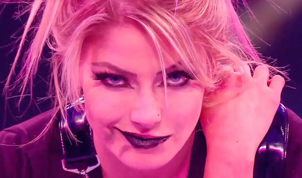 Alexa Bliss derrotó a Asuka en una lucha no titular previo a Royal Rumble 2021. Foto: WWE