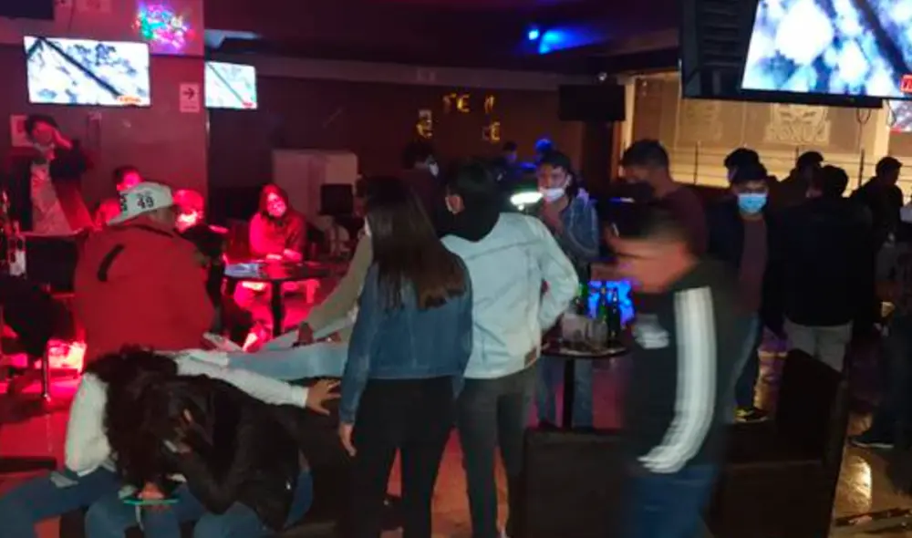 Durante tercera intervención se detuvo a seis personas. Foto: PNP