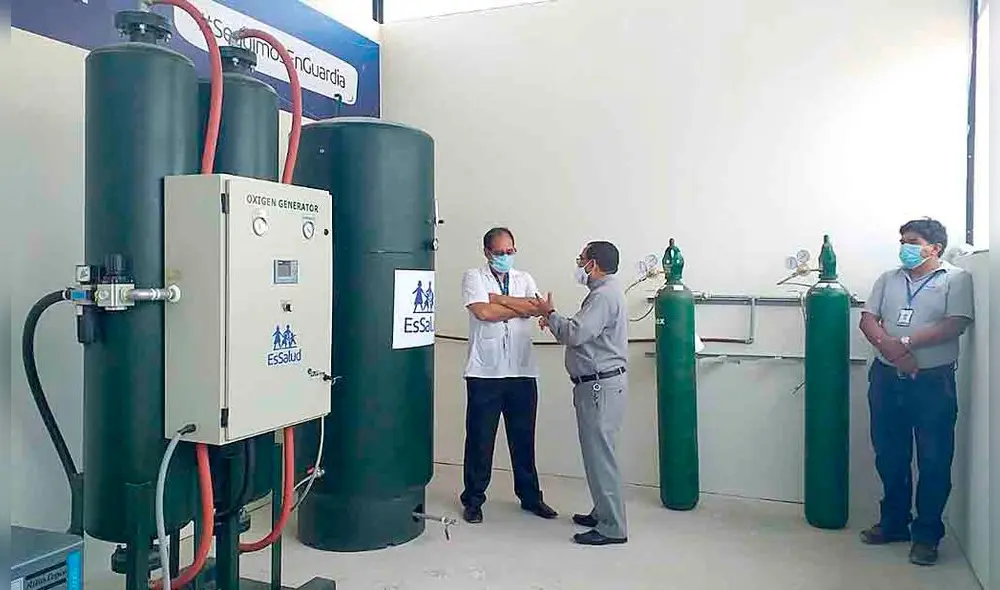 EsSalud ya cuenta con planta para garantizar la dotación de oxígeno.